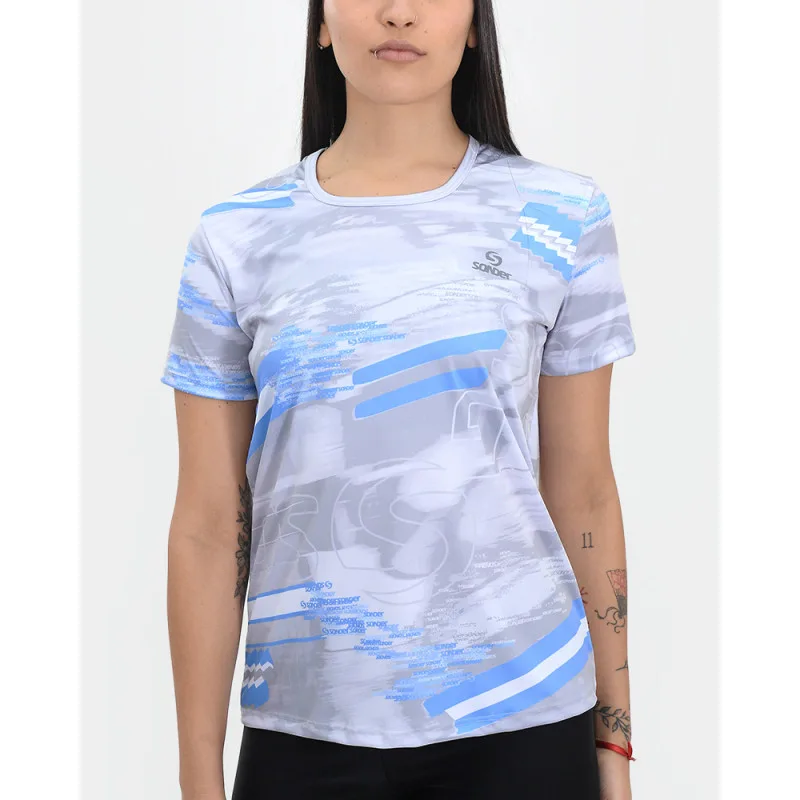 Remera Entallada Sonder Poliester Modelo Tecno