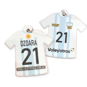 Llavero personalizado Selección de VOLEY. Ponele tu nombre.