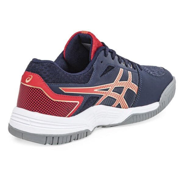 asics backhand peacoat pure gold