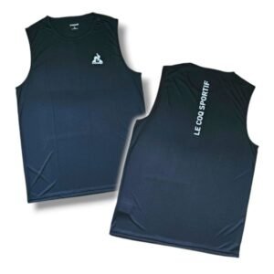 Musculosa hombre Lecoq sportif azul negra