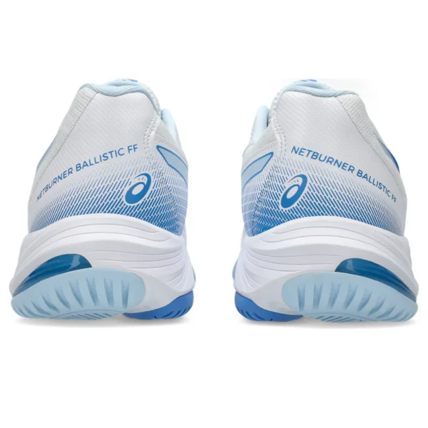 Zapatillas Asics Netburner Ballistic FF3 std (white/blue) (women) - Imagen 4