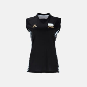Camiseta Lecoq Oficial Seleccion Argentina de Voley Panteras (negra) 2025