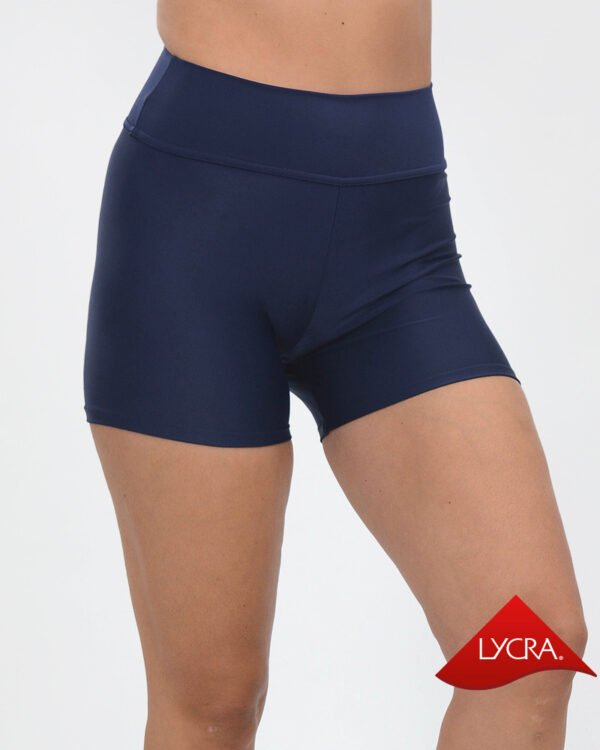 Calza Sonder Lycra Lisa con cintura faja AZUL