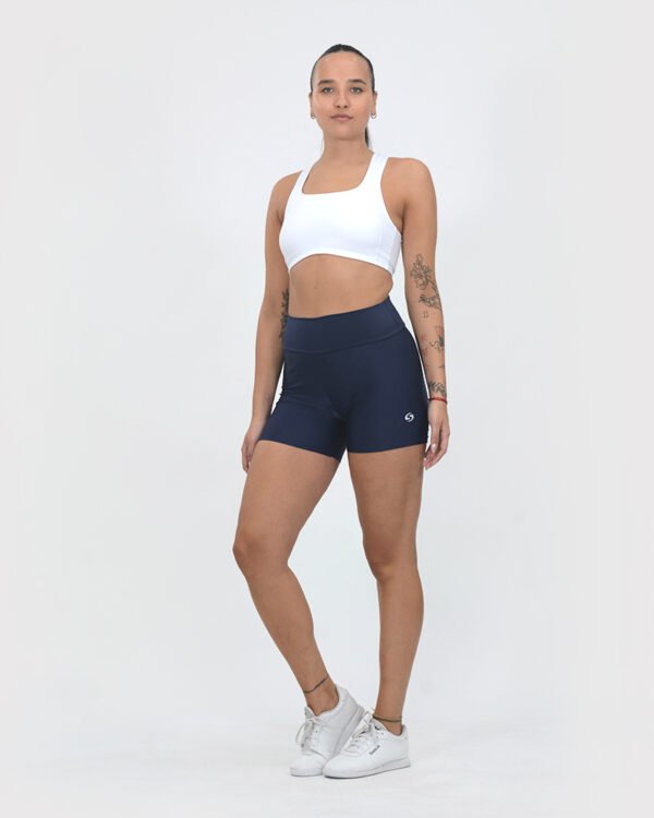 Calza Sonder Lycra Lisa con cintura faja AZUL - Imagen 3