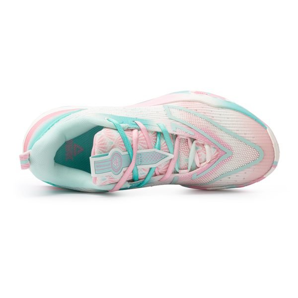 Zapatillas PEAK TAICHI BIG TRIANGLE 4.0 White/Pink/Green (Women) - Imagen 5
