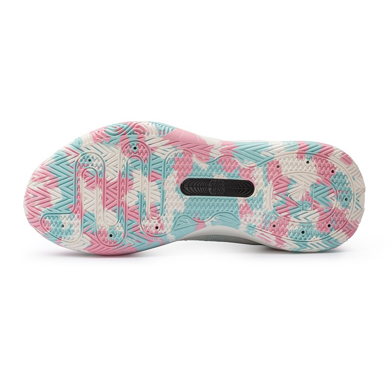 Zapatillas PEAK TAICHI BIG TRIANGLE 4.0 White/Pink/Green (Women) - Imagen 4