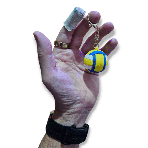 Llavero pelota VOLEY tricolor