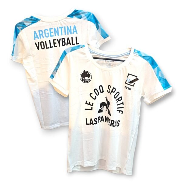 Remera LeCoq Tiempo Libre Panteras - Seleccion Argentina de Voley 2024
