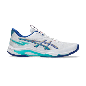 Zapatillas Asics Netburner Ballistic FF4 std (White/AsicsBlue) (H)