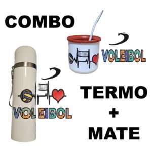 COMBO Mate + Termo VOLEIBOL, modelo CARDIO