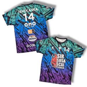 Remera SIR SICOMA PERUGIA ITALIA VOLEY 2025 ISHIKAWA (réplica)