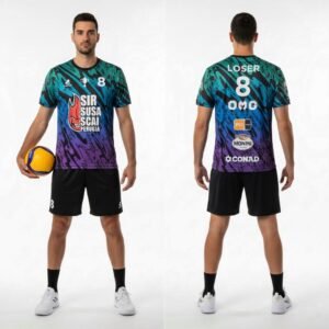 Remera SIR SICOMA PERUGIA ITALIA VOLEY 2025 LOSER (réplica)