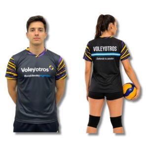 Remera entrenamiento VOLEYOTROS. Staff. Unisex