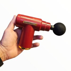 Pistola de masajes-4 cabezales-6 velocidades