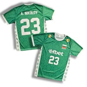 Remera BULGARIA VOLEY 2026 A. NIKOLOV Verde