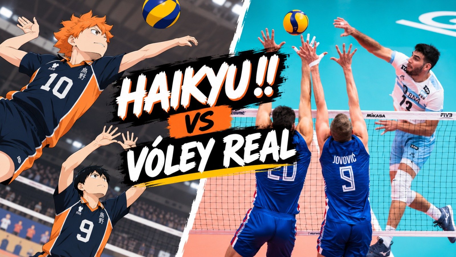 Haikyuu vóley real - comparación entre anime y voleibol