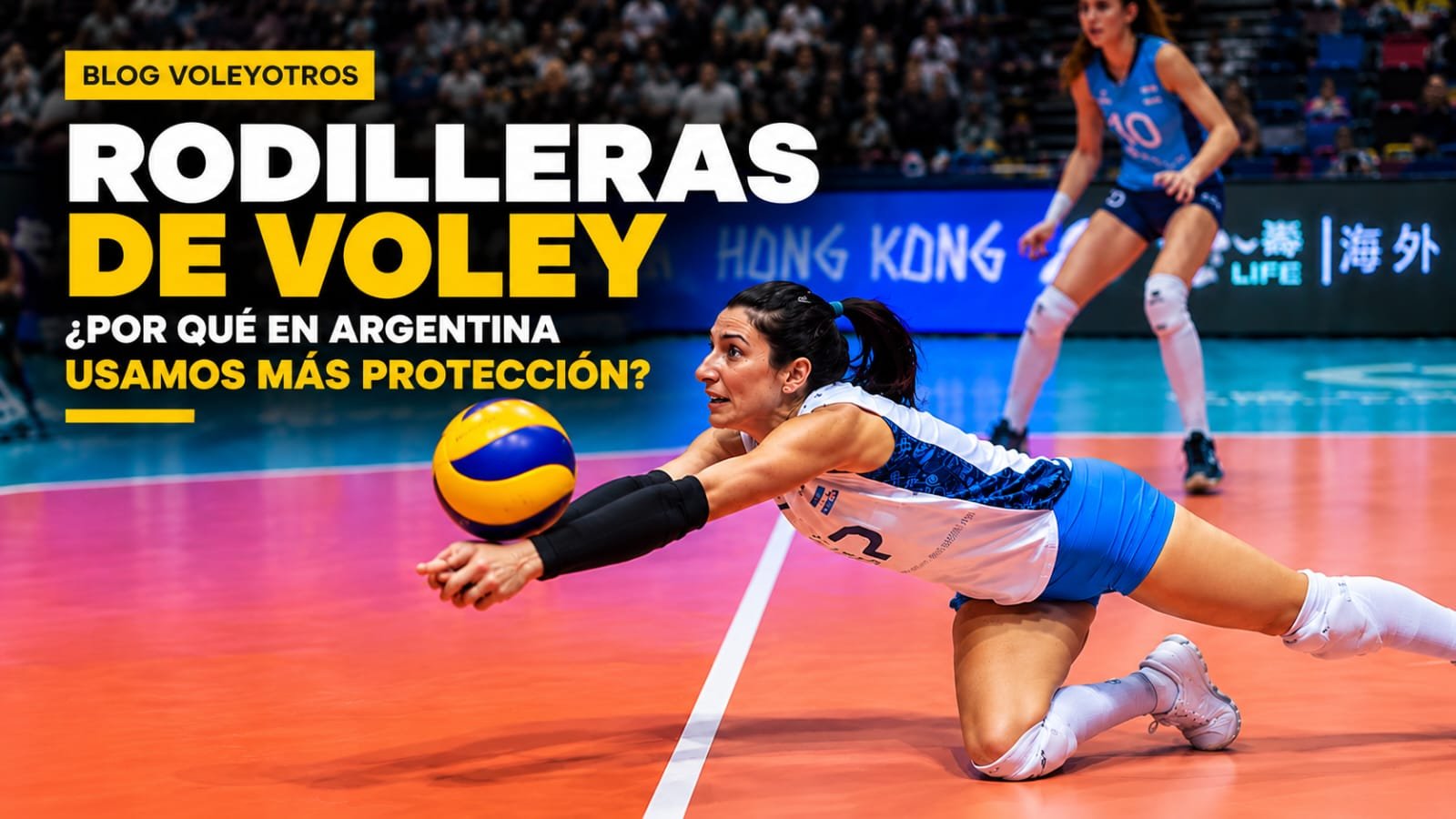 Rodilleras de vóley y protección para jugar en Argentina