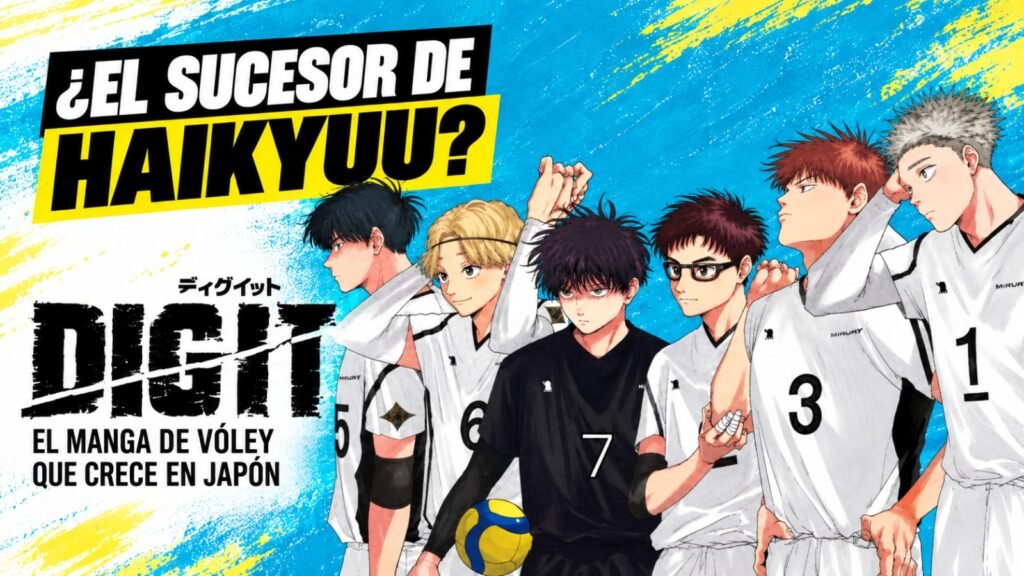 DIG IT, el manga de vóley japonés que busca seguir los pasos de Haikyuu.