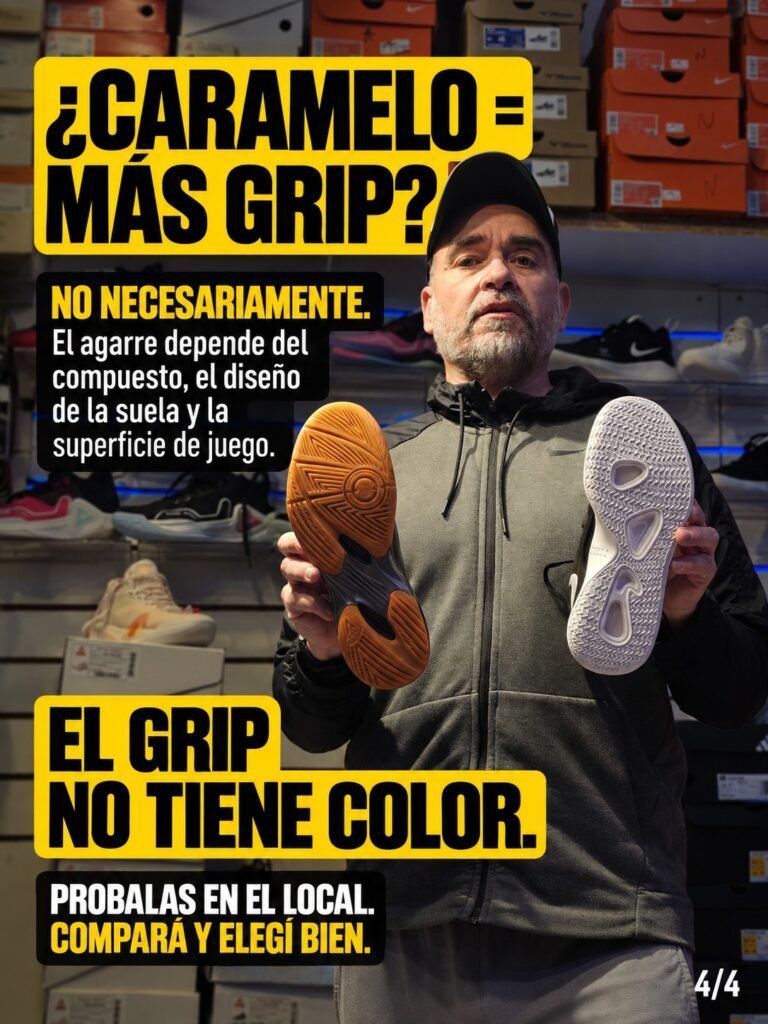 El grip no tiene color